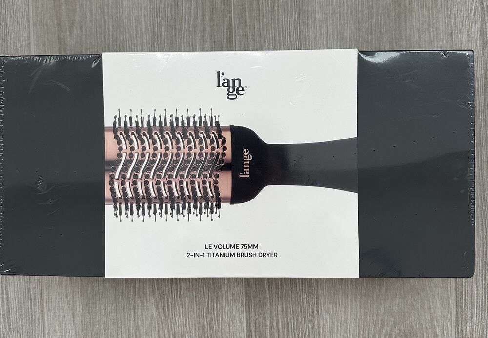 L'Ange Le Volume 75mm 2-in-1 Titanium Brush Dryer New $99 Never Been Opened